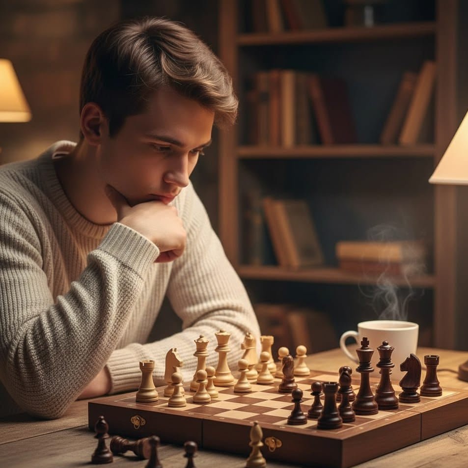 MASTERFOLD – Premium Houten Schaakset met Duurzame Massief Houten Figuren