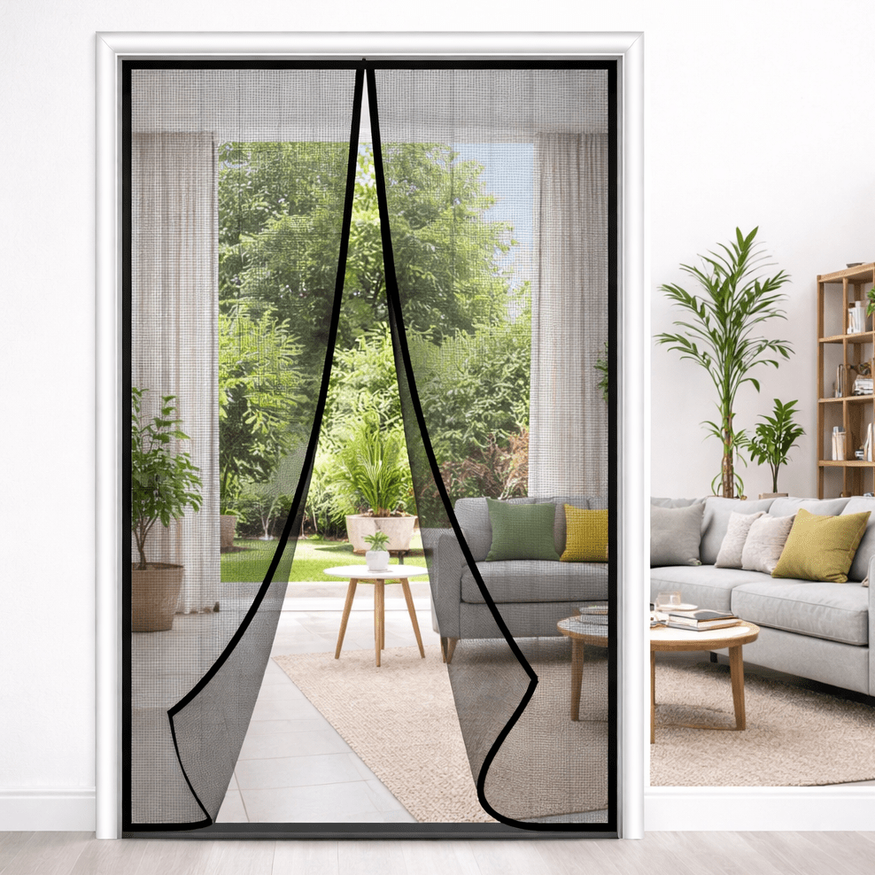 Magnetisch Deurgordijn – Insectenbescherming met Luchtdoorlatend Netdesign