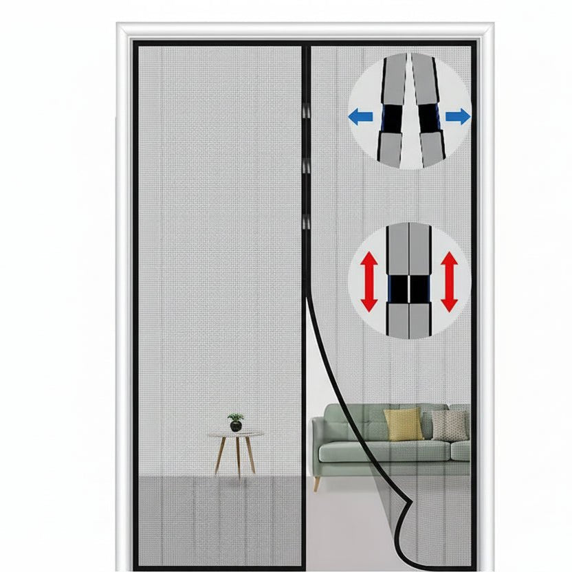 Magnetisch Deurgordijn – Insectenbescherming met Luchtdoorlatend Netdesign