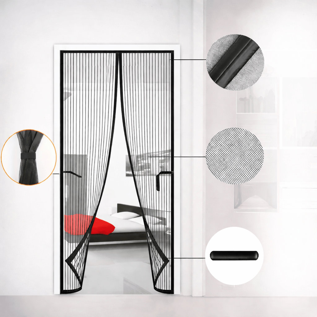 Magnetisch Deurgordijn – Insectenbescherming met Luchtdoorlatend Netdesign