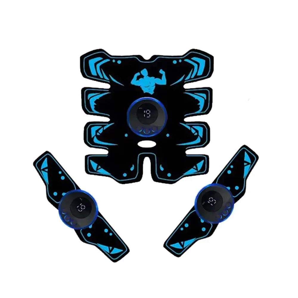 Spierstimulator – Draadloos trainingsapparaat met USB-oplading voor het versterken van buik- en armmusculatuur