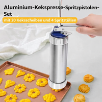 RVS Koekjespers | Perfect voor gelijkmatige koekjes | BakePro
