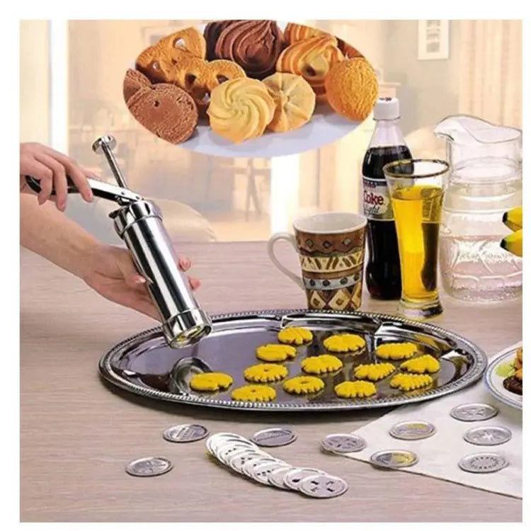 RVS Koekjespers | Perfect voor gelijkmatige koekjes | BakePro