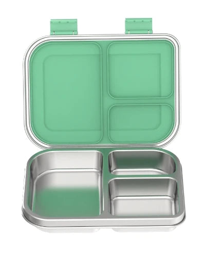 Brooddoos RVS met vakken – Bento Box 975 ml lekvrij