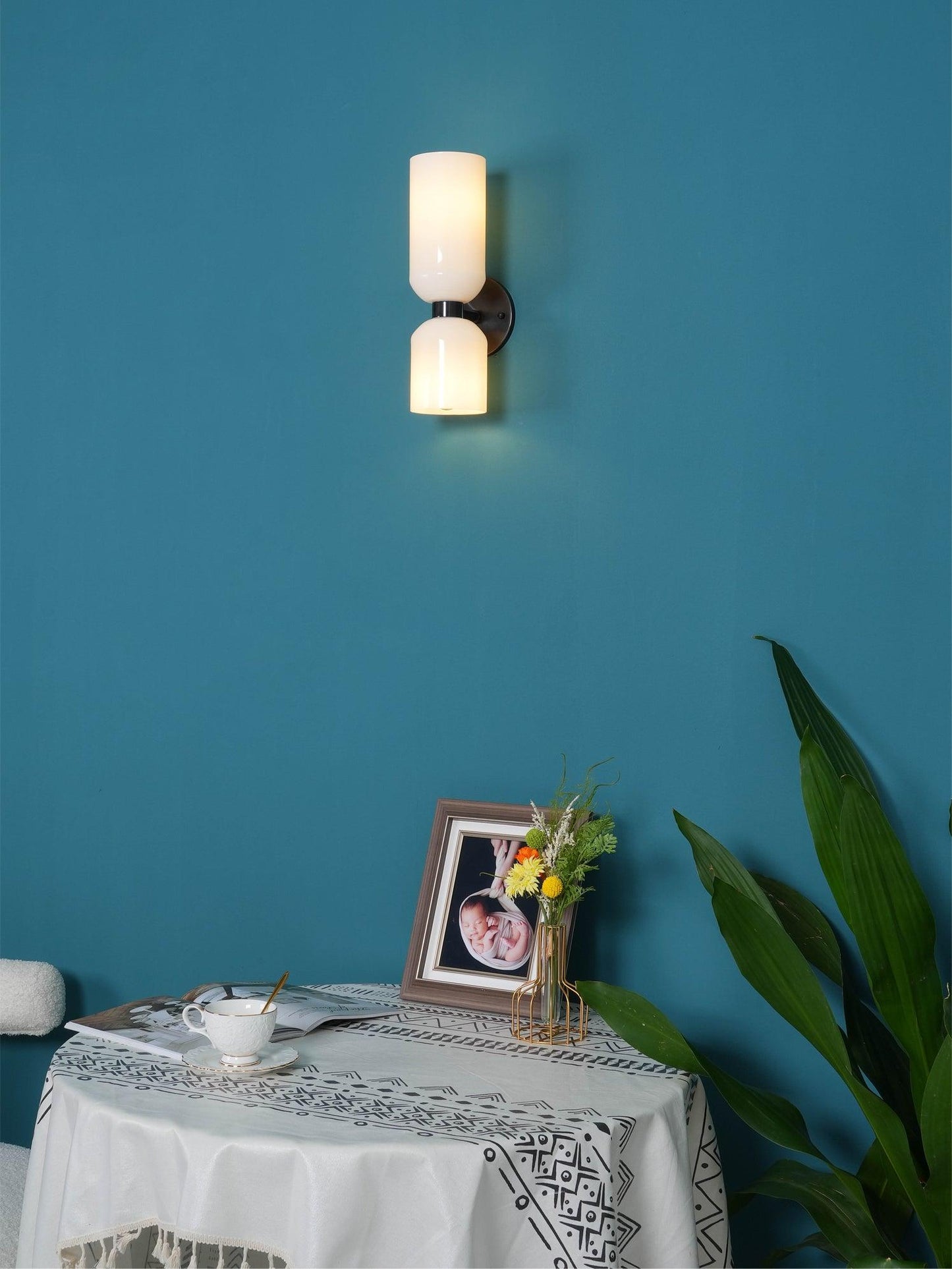Edie Minimalistische Moderne Wandlamp van Glas