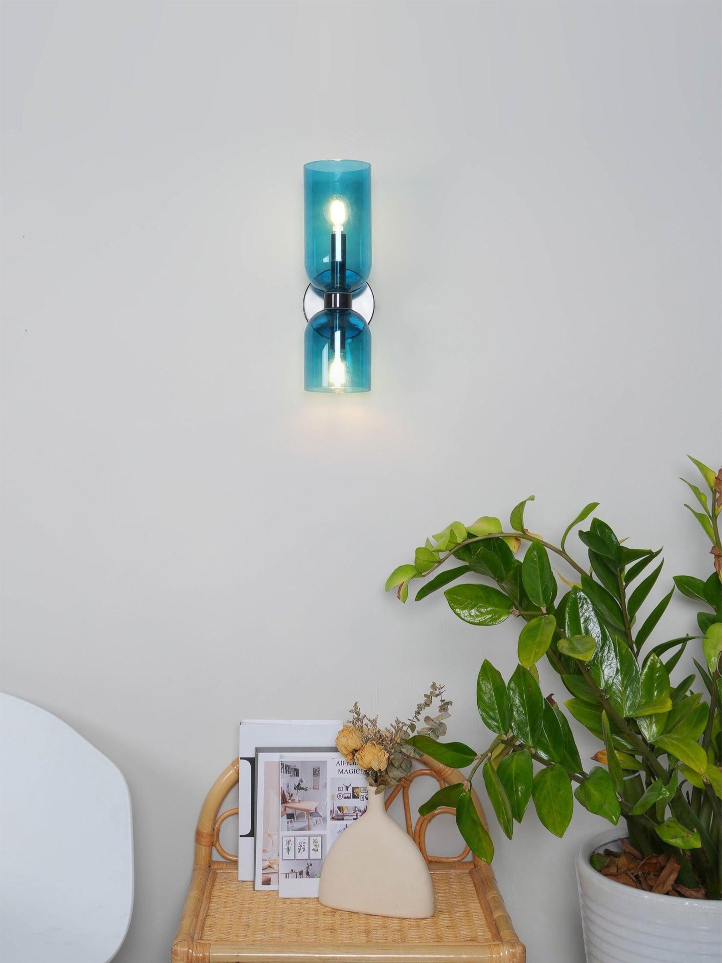 Edie Minimalistische Moderne Wandlamp van Glas