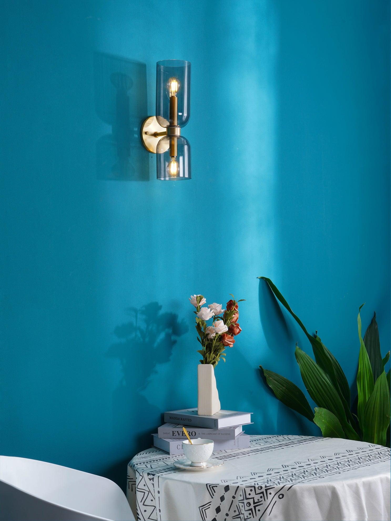 Edie Minimalistische Moderne Wandlamp van Glas