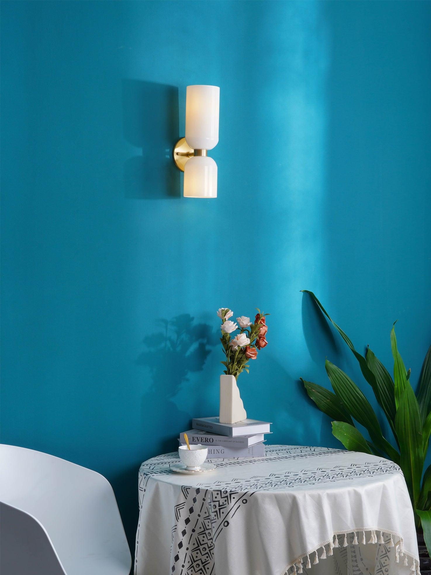 Edie Minimalistische Moderne Wandlamp van Glas