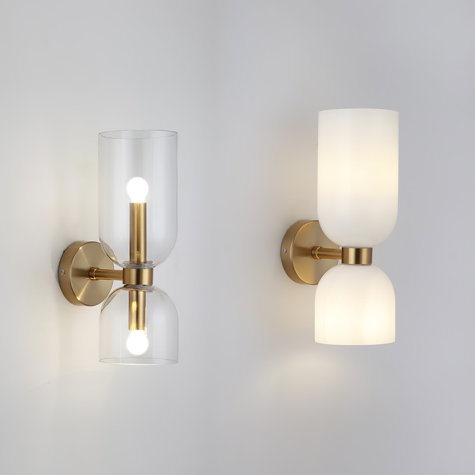 Edie Minimalistische Moderne Wandlamp van Glas