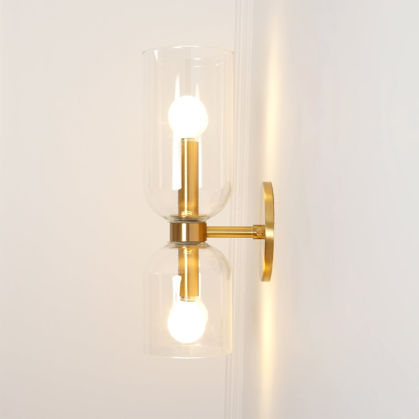 Edie Minimalistische Moderne Wandlamp van Glas