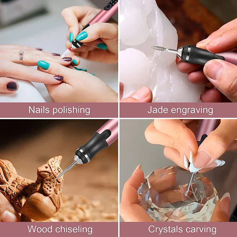 Skanto | Draadloze Graveerpen – Perfect voor 50+ Oppervlakken & DIY Projecten