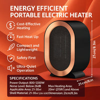 Elektrische Heater Draagbaar Energiebesparend Verwarmingsapparaat