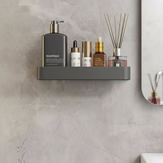 AquaShelf – Elegante Wandplank voor de Badkamer met Handdoekhouder & Boorvrije Montage