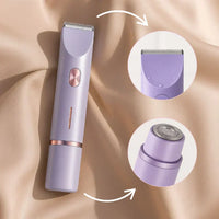 Elektrische Scheermachine | Intiem Scheerapparaat voor Vrouwen | 2-in-1 Scheerkop | Smoothly
