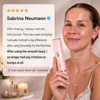 Elektrische Scheermachine | Intiem Scheerapparaat voor Vrouwen | 2-in-1 Scheerkop | Smoothly
