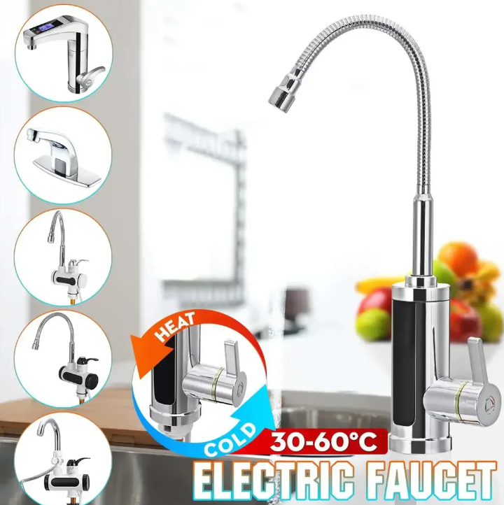 Elektrische Warmwaterkraan voor de Keuken