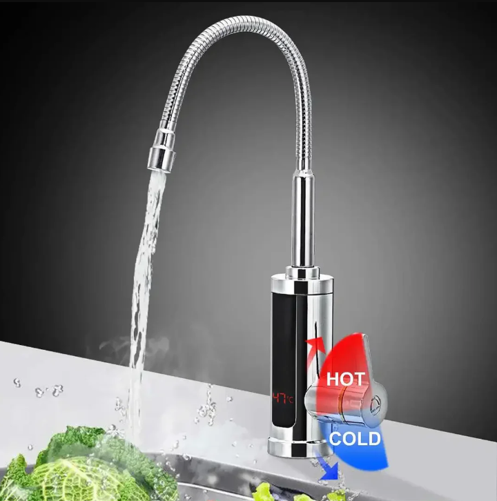 Elektrische Warmwaterkraan voor de Keuken