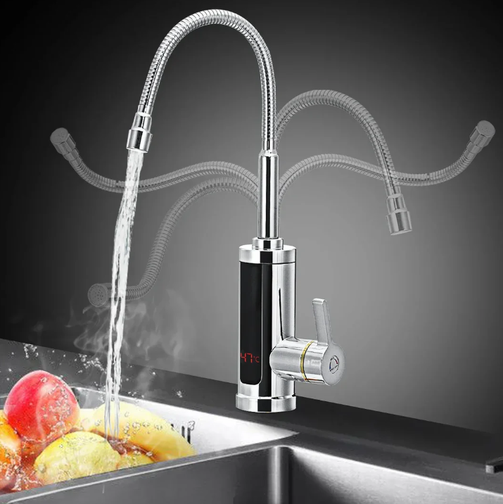 Elektrische Warmwaterkraan voor de Keuken