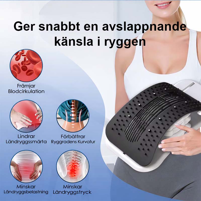 Elektrische rugstretch met opblaasbare rugstretch