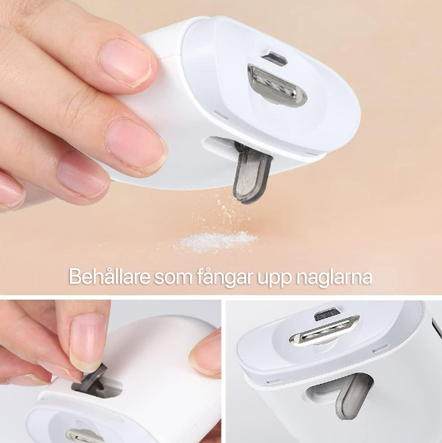 Elektrische nagelknipper met LED-licht