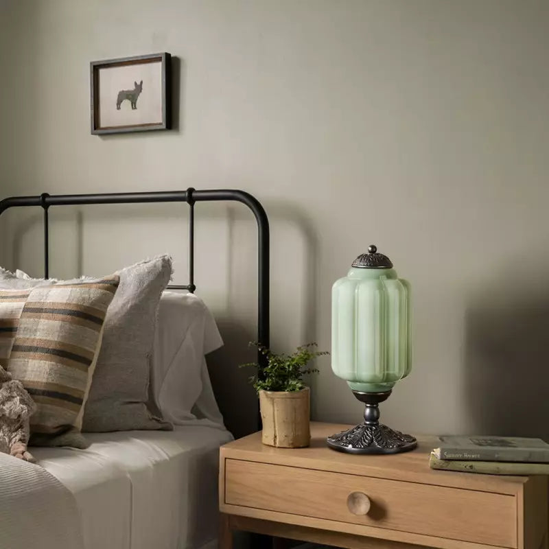 Sif Eloise Vintage Opal Glas Tafellamp