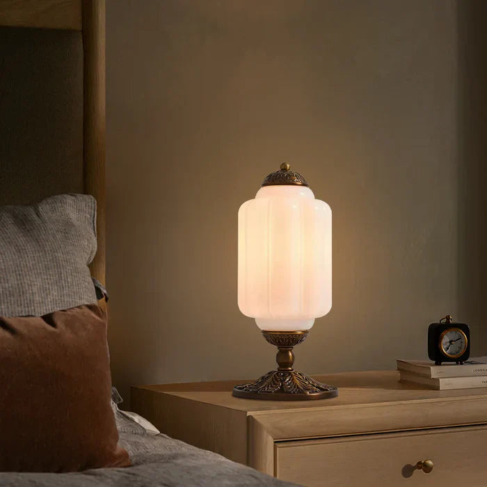 Sif Eloise Vintage Opal Glas Tafellamp