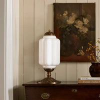 Sif Eloise Vintage Opal Glas Tafellamp