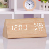 Elora Houten LED Alarmklok Digitale Weergave