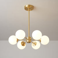 Lustra Lustre Elysium Messing Gelaagde Bollen