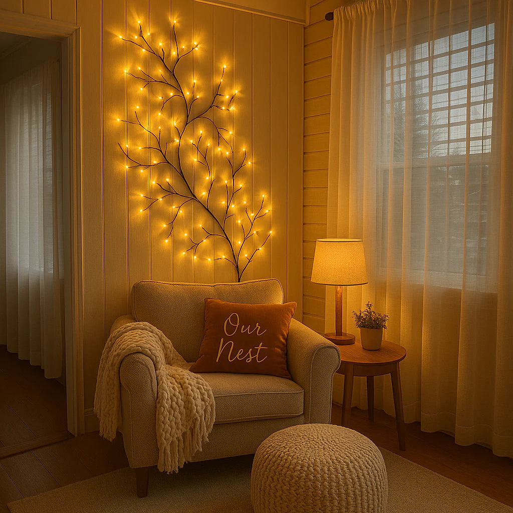 Kersenbloesem LED Wandlamp