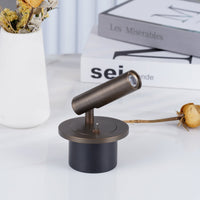 Verstelbare Metalen Wandleeslamp met Cilindrische Kop