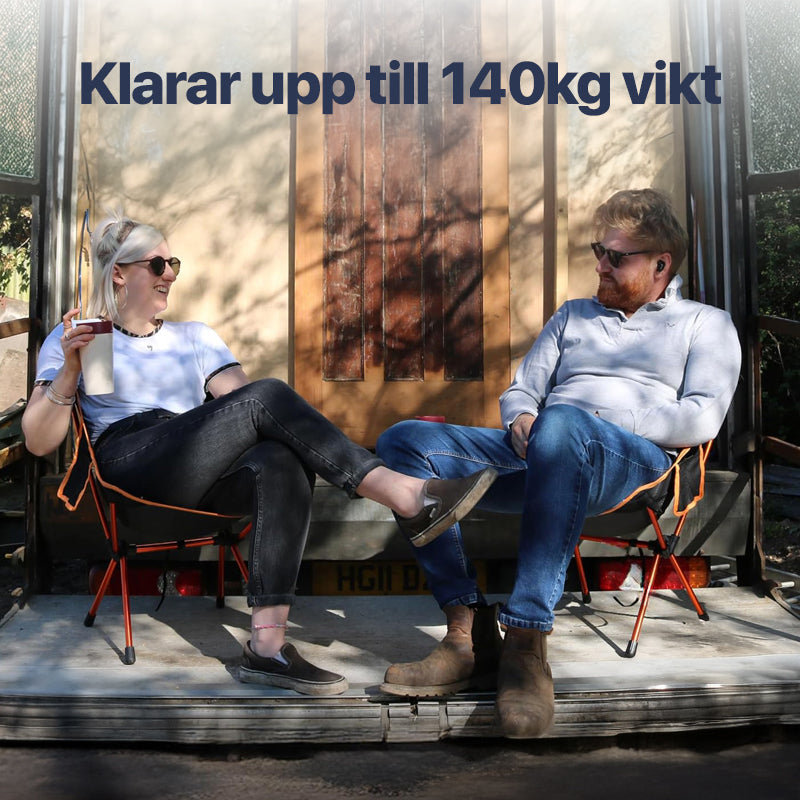 ErgoChair - opvouwbare stoel voor strand, camping & vrije tijd