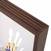 KLEINE SPUREN – Baby Herinneringslijst van Hout met Klei voor Hand- & Voetafdrukken