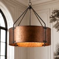 Ethan Retro Industrieel Bronzen Drum Hanglamp