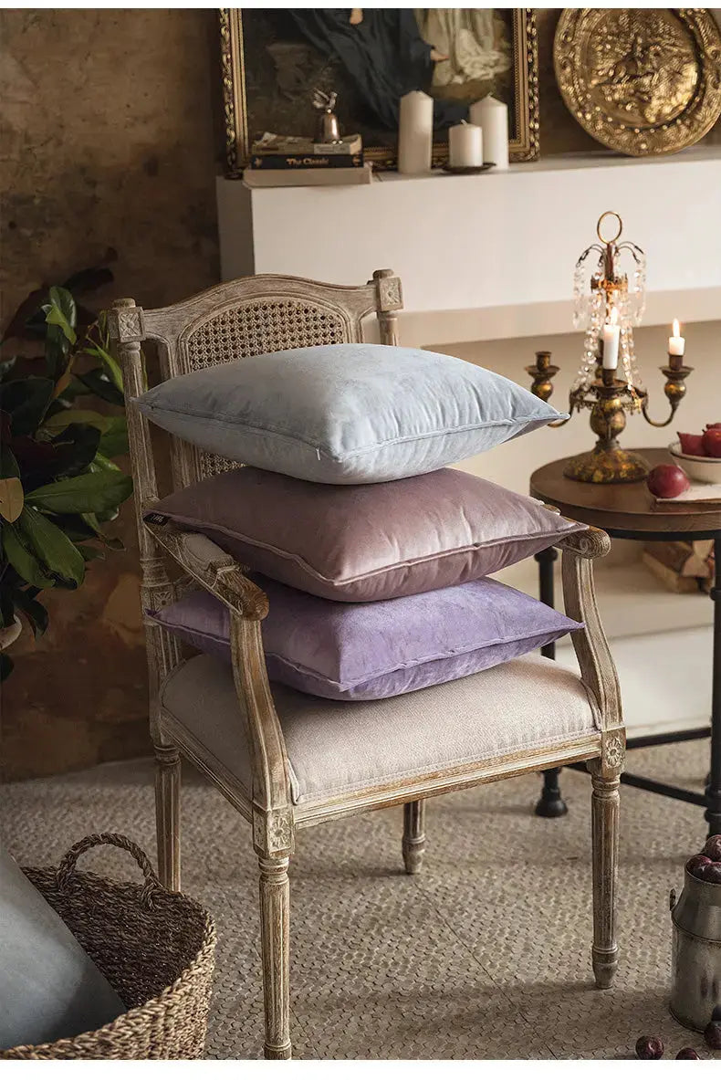 Europese Luxe Fluwelen Kussenhoes