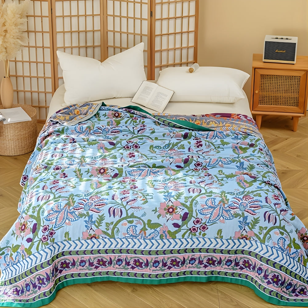 Europese Bloem Reversible Dekbed | 100% Katoenen Dekbed