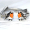 LuckFeather | Handgemaakte glas-in-lood oorbellen voor de lente
