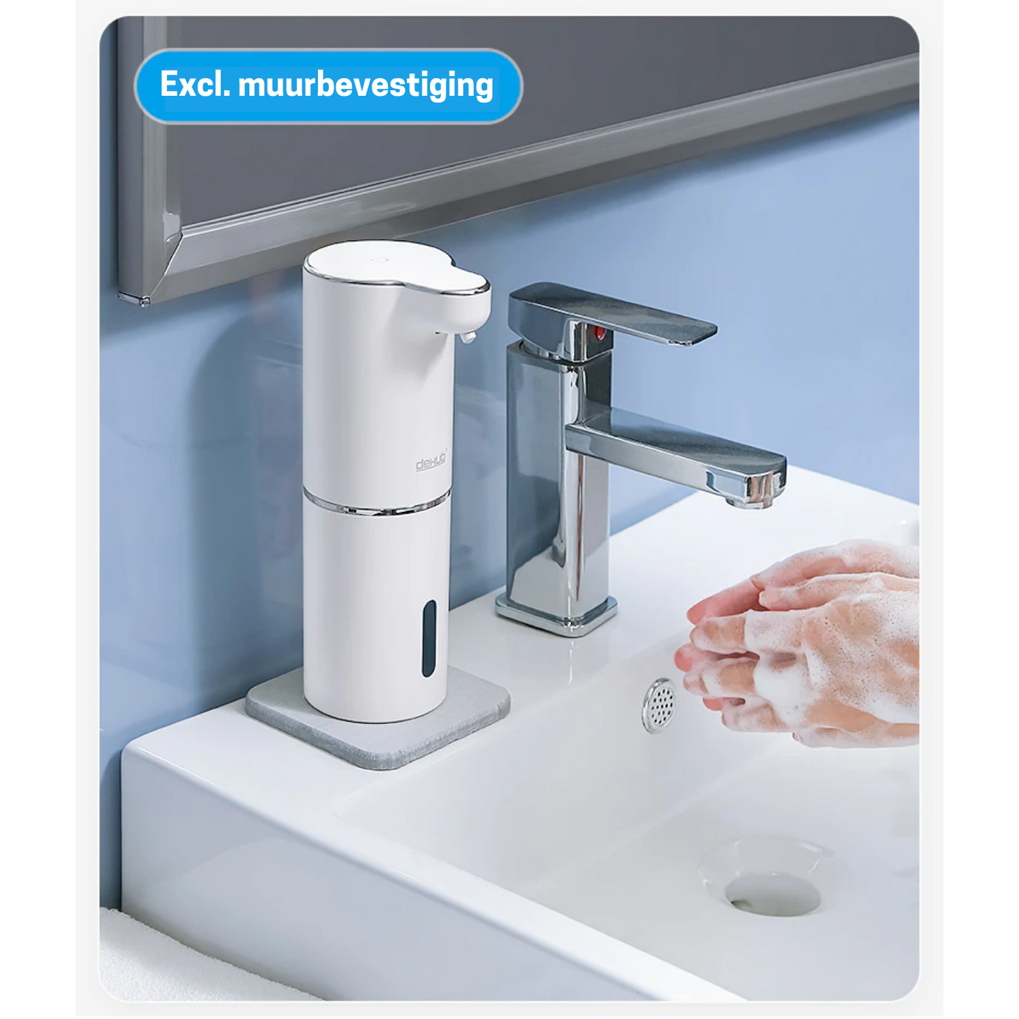 Dehub Zeppie | Automatische Schuim Zeep Dispenser - Fun en Contactloos Handen Wassen