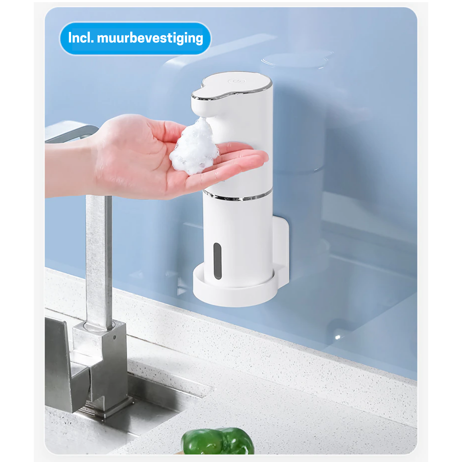 Dehub Zeppie | Automatische Schuim Zeep Dispenser - Fun en Contactloos Handen Wassen