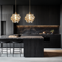 Bloeiende Nordic Bloem Glas Hanglamp