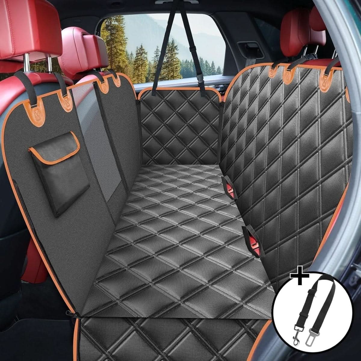 Reisbescherming – Waterdichte Autozetelbescherming Voor Honden Met Comfortpadding