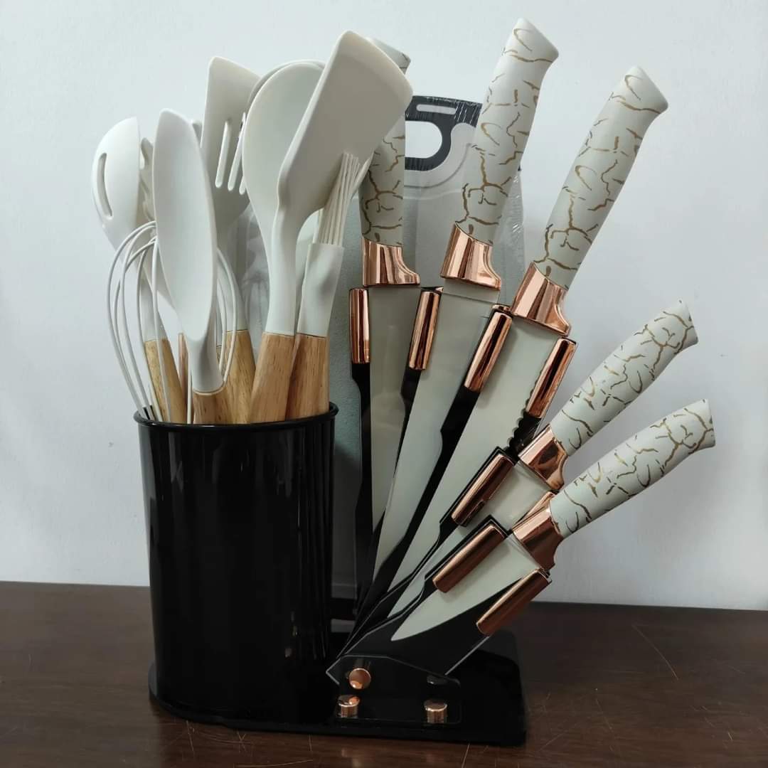 19-delig keukenaccessoireset