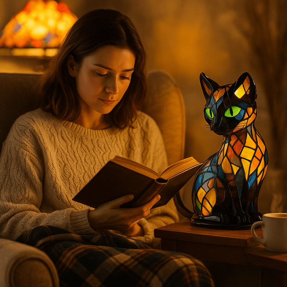 LUNACAT – LED-Katten-Nachtlamp Met Zacht Licht & Speels Ontwerp
