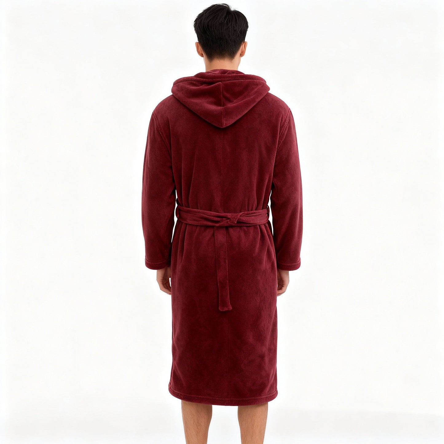 HoodedChill | Premium Heren Badjas met Capuchon | High-Loft Fleece voor maximale Warmte-isolatie | Soft-Touch Afwerking | Ergonomische Pasvorm & Duurzame Vezelstructuur