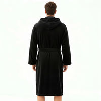 HoodedChill | Premium Heren Badjas met Capuchon | High-Loft Fleece voor maximale Warmte-isolatie | Soft-Touch Afwerking | Ergonomische Pasvorm & Duurzame Vezelstructuur