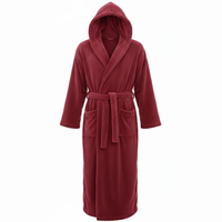 HoodedChill | Premium Heren Badjas met Capuchon | High-Loft Fleece voor maximale Warmte-isolatie | Soft-Touch Afwerking | Ergonomische Pasvorm & Duurzame Vezelstructuur