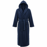 HoodedChill | Premium Heren Badjas met Capuchon | High-Loft Fleece voor maximale Warmte-isolatie | Soft-Touch Afwerking | Ergonomische Pasvorm & Duurzame Vezelstructuur