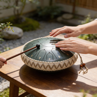 Stalen Tong Drum | Precisie Stem in C-groot | Harmonische Boventoon Resonantie | Inclusief Slagwerk & Accessoires | Voor Meditatie & Klanktherapie