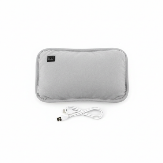Draagbaar Graphene Verwarmingskussen | USB Oplaadbaar | 3 Temperatuurinstellingen | Ergonomische Hand- & Buikverwarmer | Inclusief slimme automatische uitschakeling