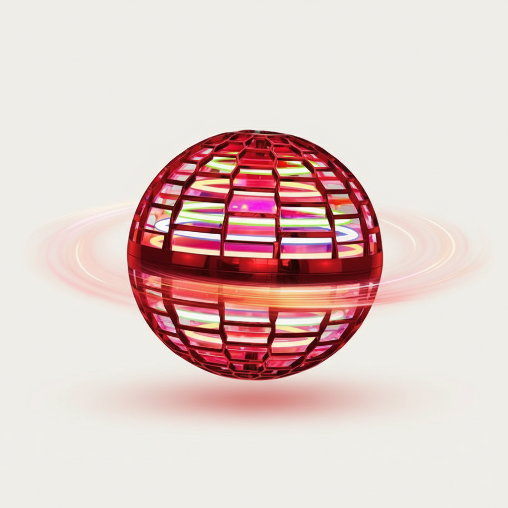 Professionele Hoverball | Vliegende Orb met LED-effecten | Aerodynamisch Bumerang-ontwerp | Breukvast Behuizing | USB-oplaadbaar | Interactief High-Tech Speelgoed